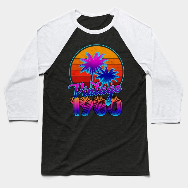 Vintage Classic 1980 Baseball T-Shirt by franzaled